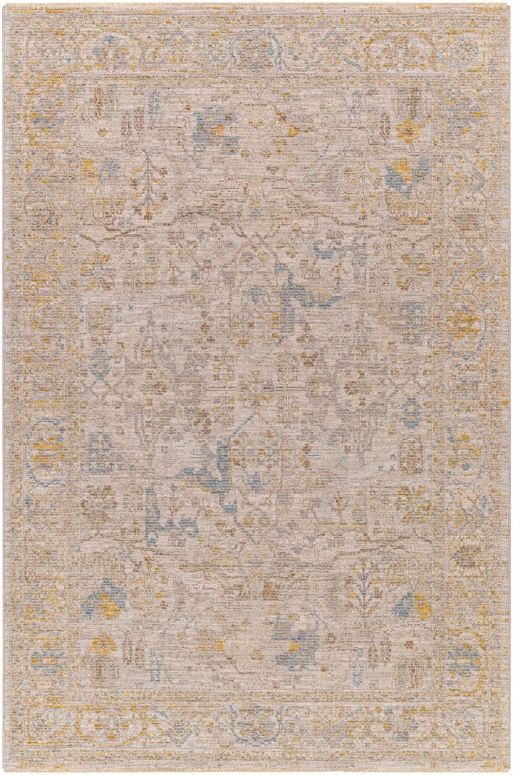 Berta Traditional Style Gray Thick Luxe Statement Rug - The Rug Decor
