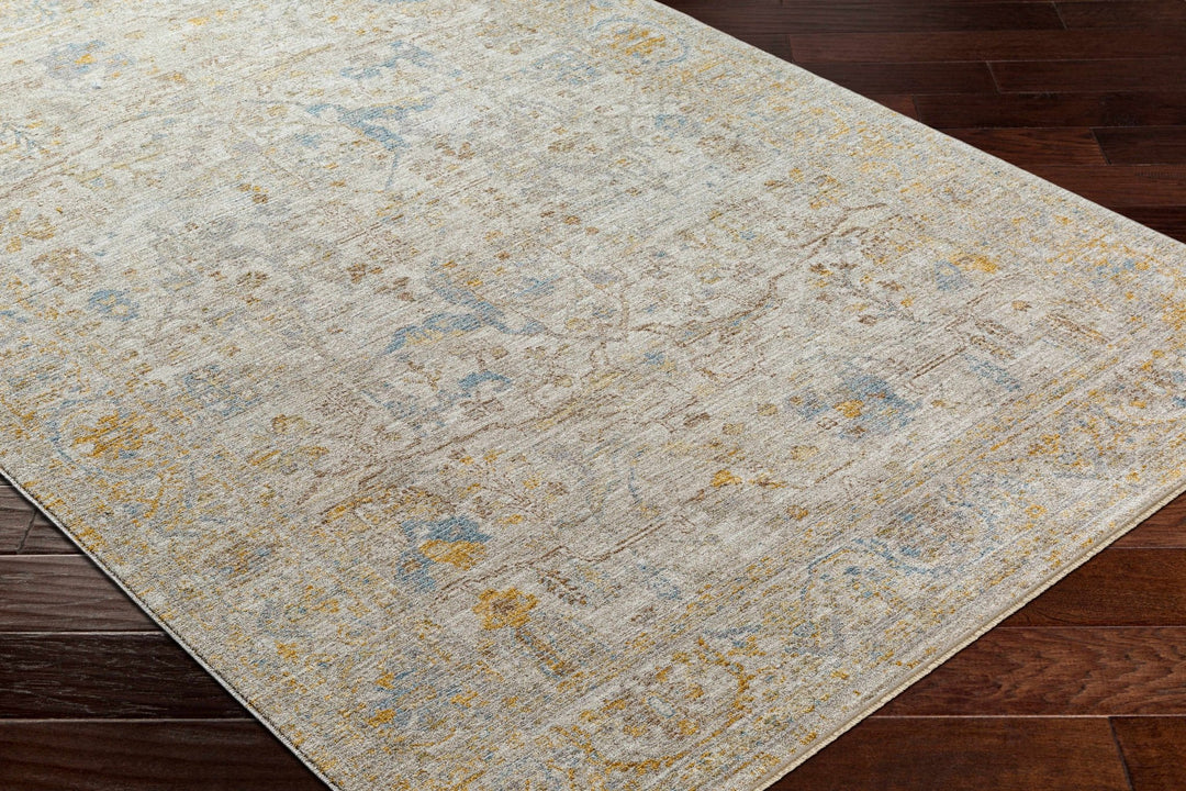Berta Traditional Style Gray Thick Luxe Statement Rug - The Rug Decor