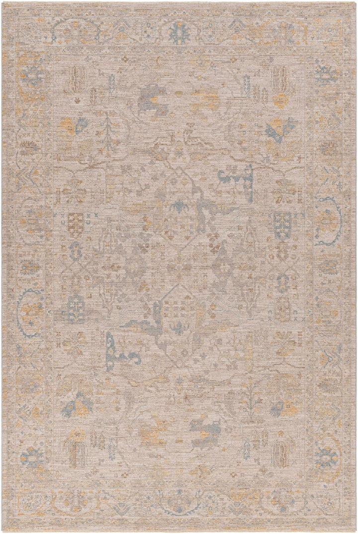 Berta Traditional Style Gray Thick Luxe Statement Rug - The Rug Decor