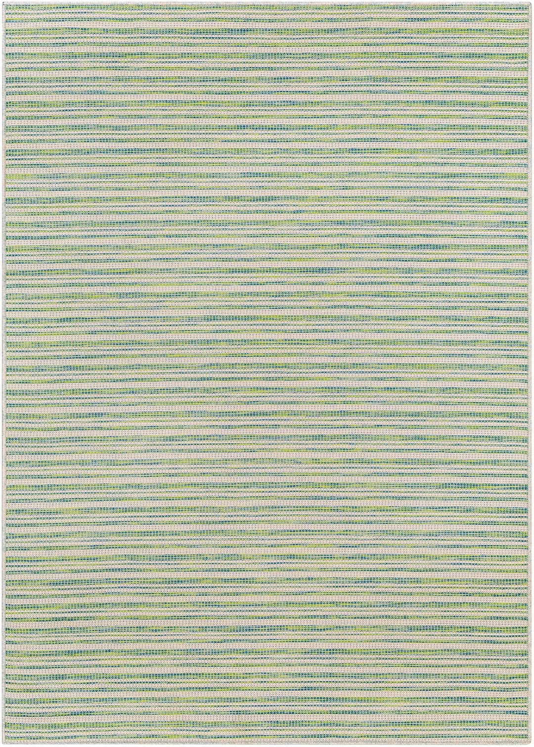 Bess Modern Stripe Pattern Green Area Rug - The Rug Decor