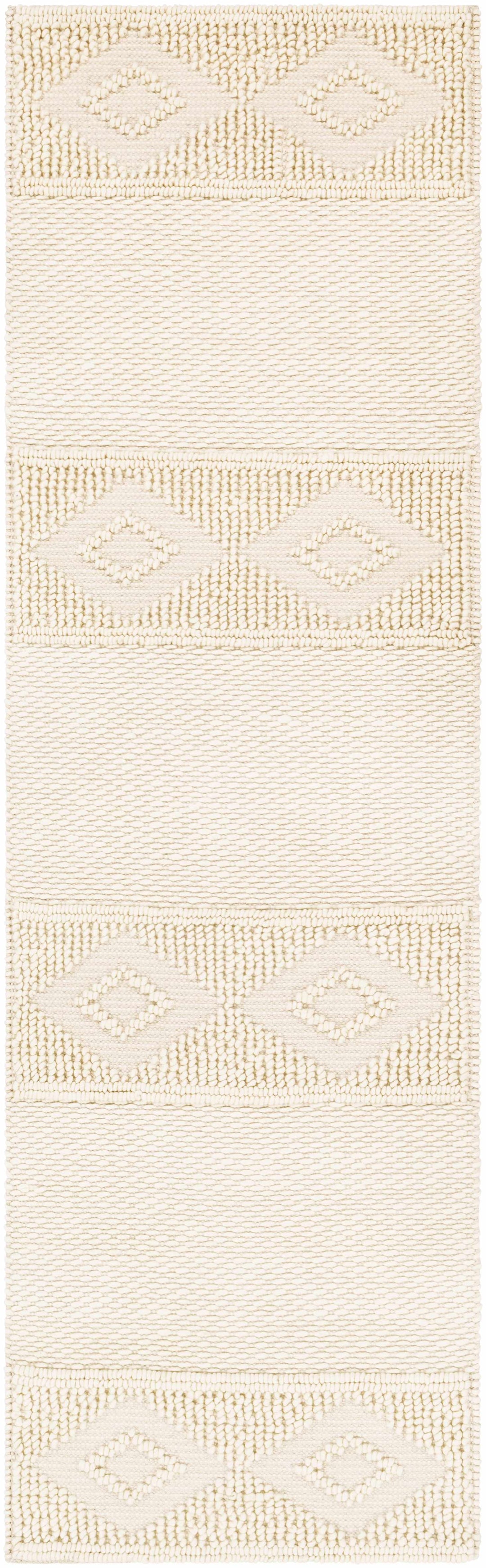 Bethlehem Ivory Modern Style Hand Woven Area Rug