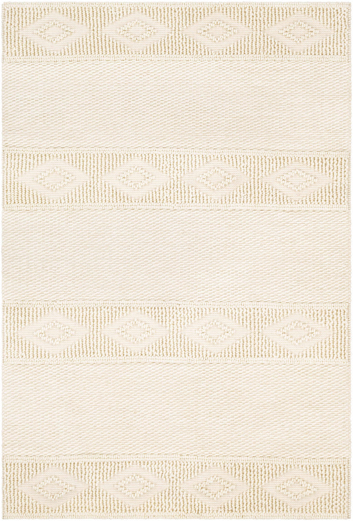 Bethlehem Ivory Modern Style Hand Woven Area Rug