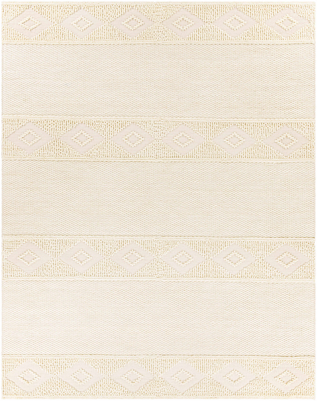 Bethlehem Ivory Modern Style Hand Woven Area Rug
