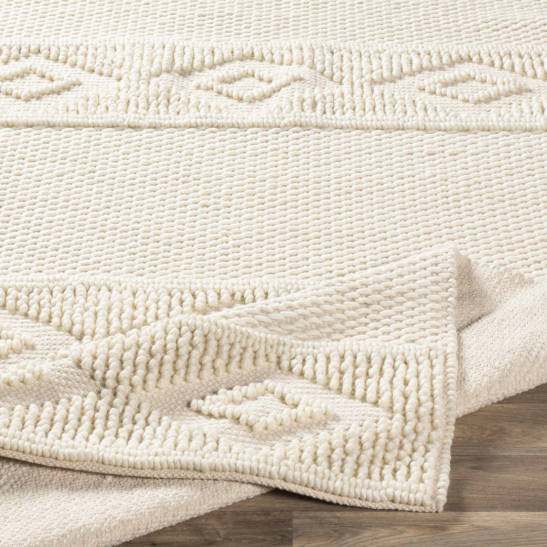 Bethlehem Ivory Modern Style Hand Woven Area Rug