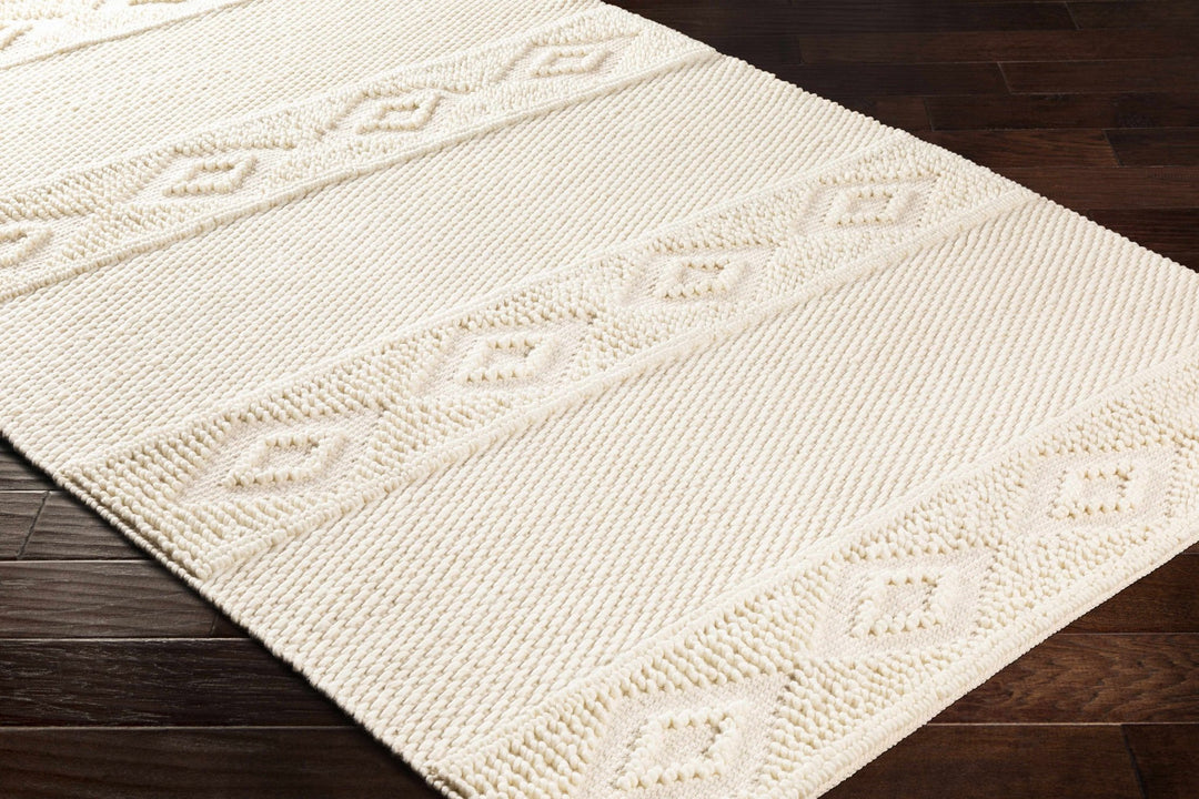 Bethlehem Ivory Modern Style Hand Woven Area Rug - The Rug Decor