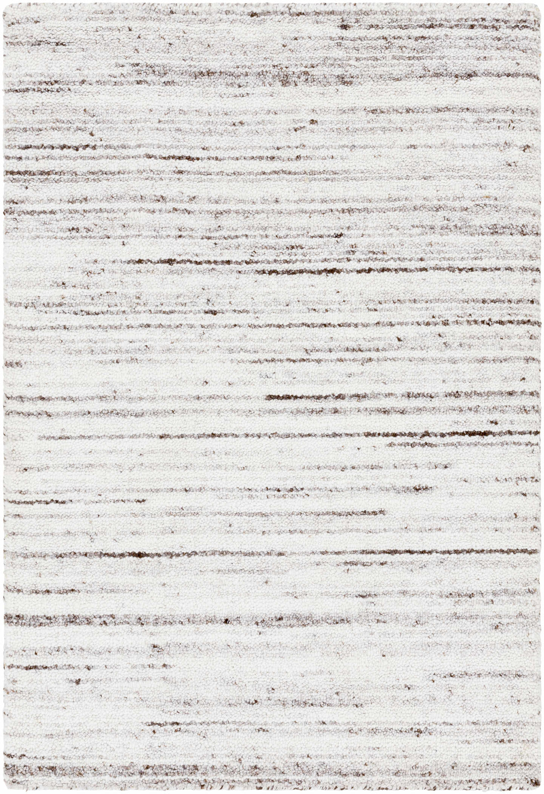 Beykoz Modern Style Ivory And Brown Hand Loom Area Rug