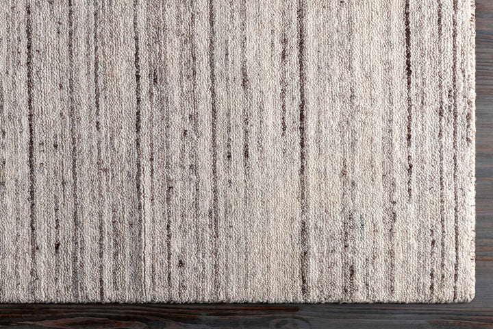 Beykoz Modern Style Ivory And Brown Hand Loom Area Rug