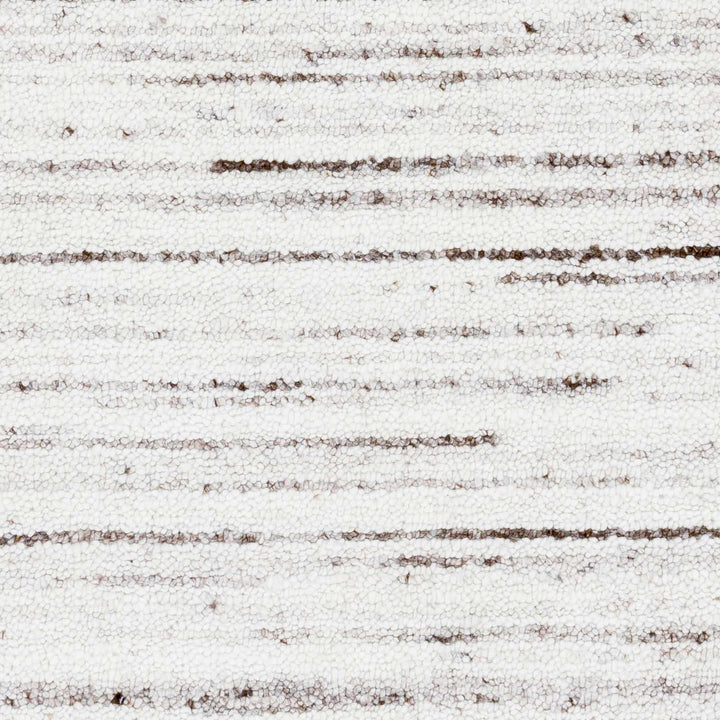 Beykoz Modern Style Ivory And Brown Hand Loom Area Rug