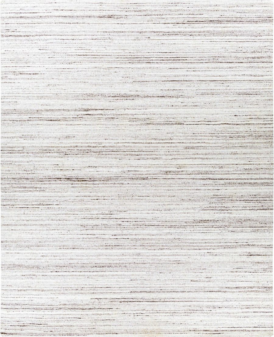 Beykoz Modern Style Ivory And Brown Hand Loom Area Rug - The Rug Decor