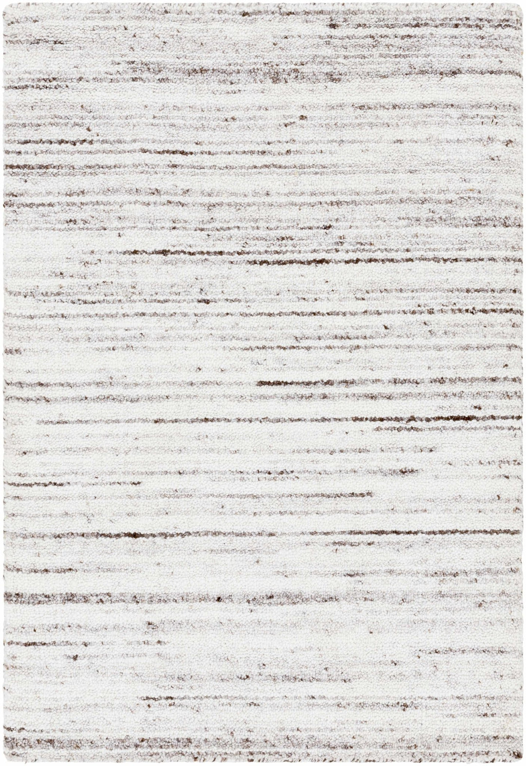 Beykoz Modern Style Ivory And Brown Hand Loom Area Rug - The Rug Decor