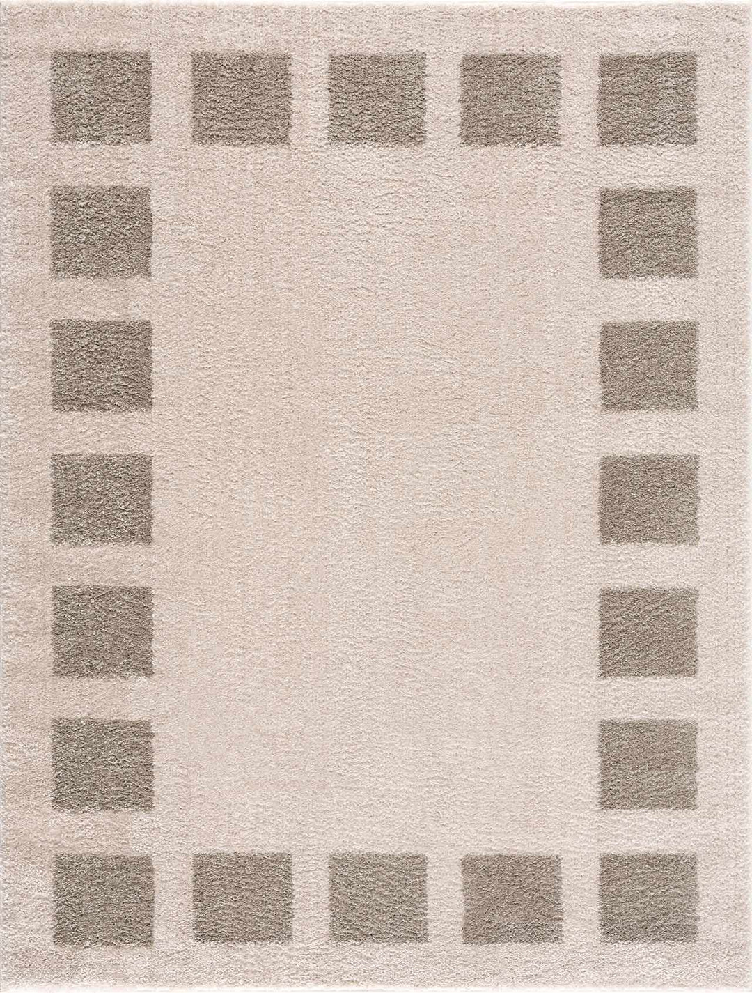 Beynon Contemporary Geometric Design Beige Washable Area Rug - The Rug Decor