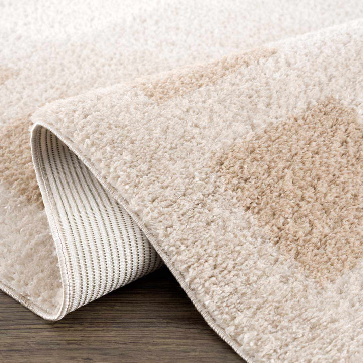 Beynon Modern Geometrical Beige Washable Area Rug - The Rug Decor