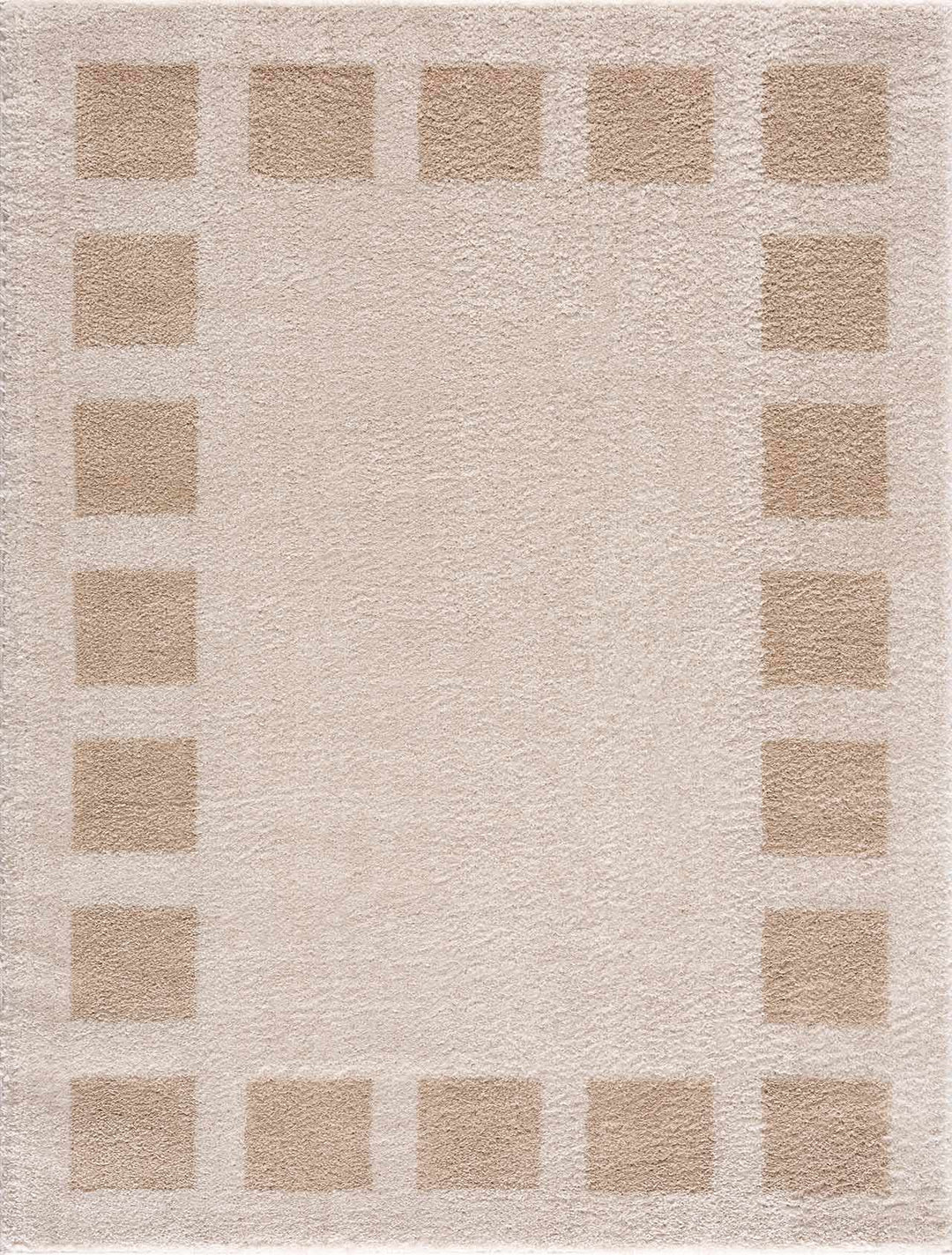 Beynon Modern Geometrical Beige Washable Area Rug - The Rug Decor