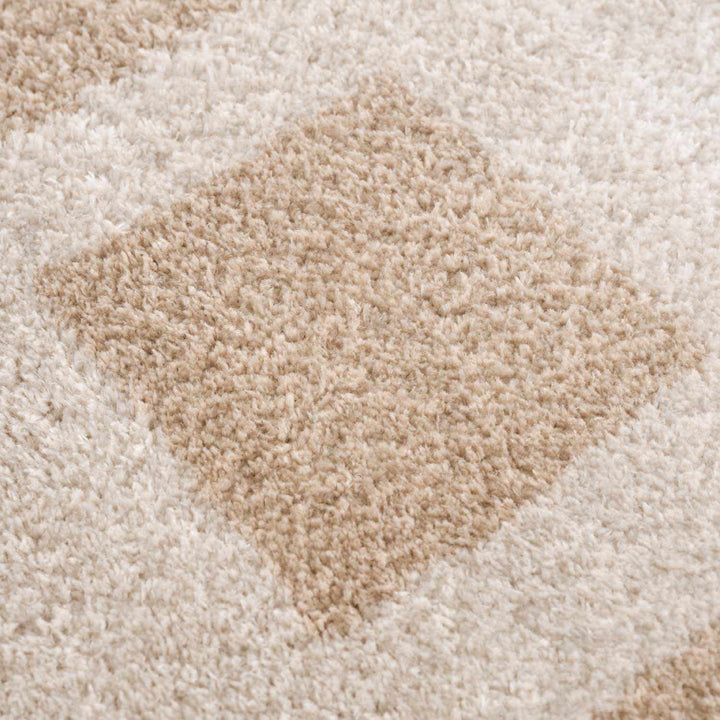 Beynon Modern Geometrical Beige Washable Area Rug - The Rug Decor