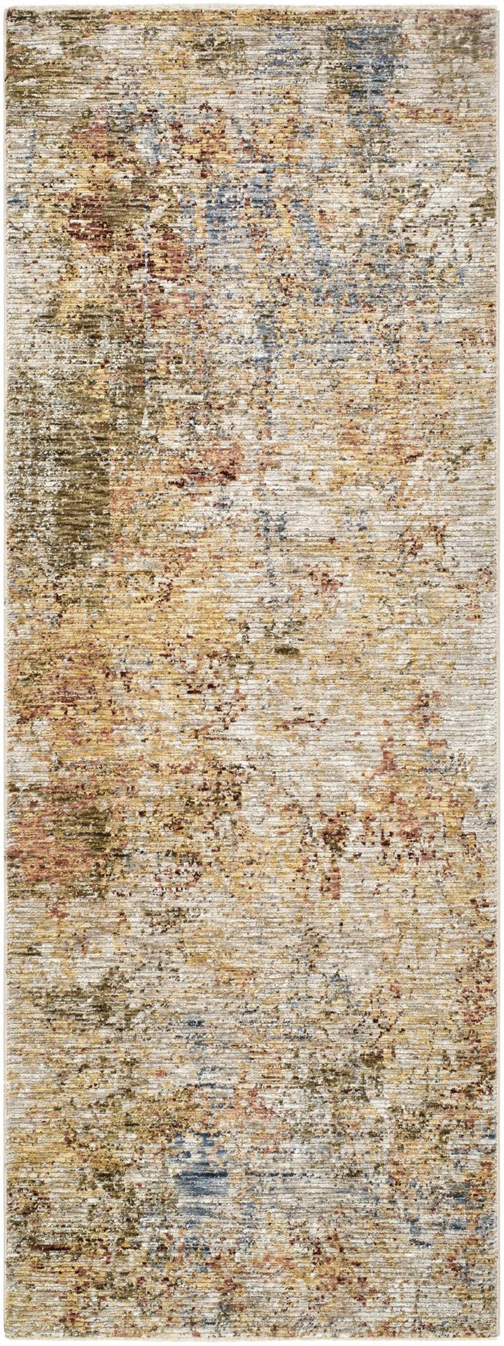 Bice Contemporary Abstract Design Rust And Beige Area Rug - The Rug Decor