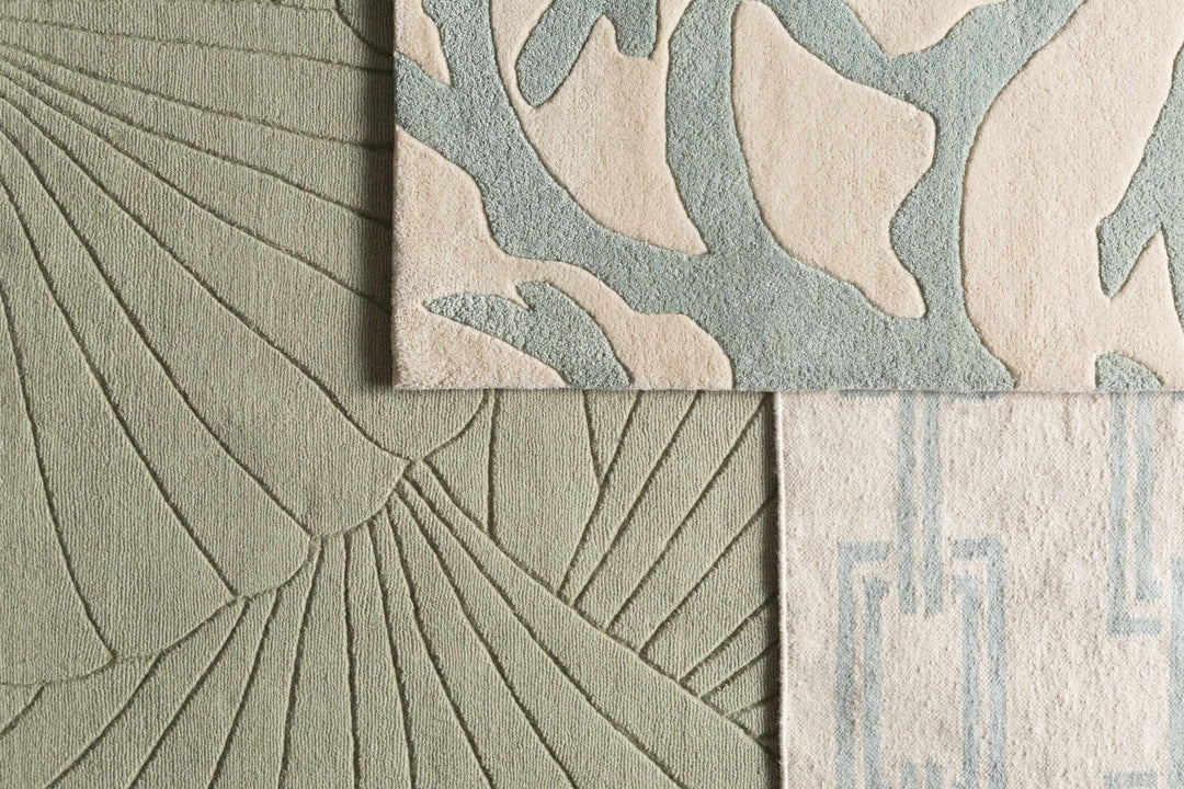 Billerica Modern Geometric Design Beige Hand Woven Wool Rug - The Rug Decor