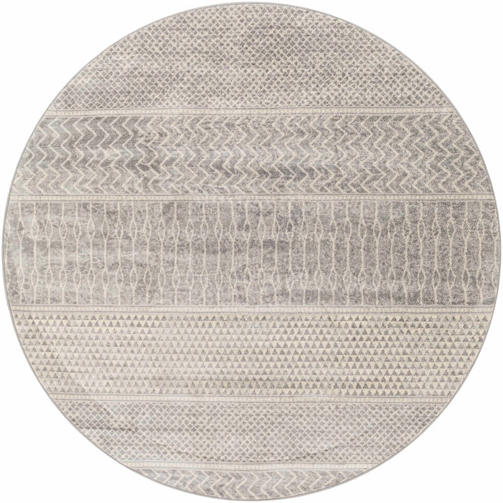 Bingham Modern Geometrical Design Gray Area Rug