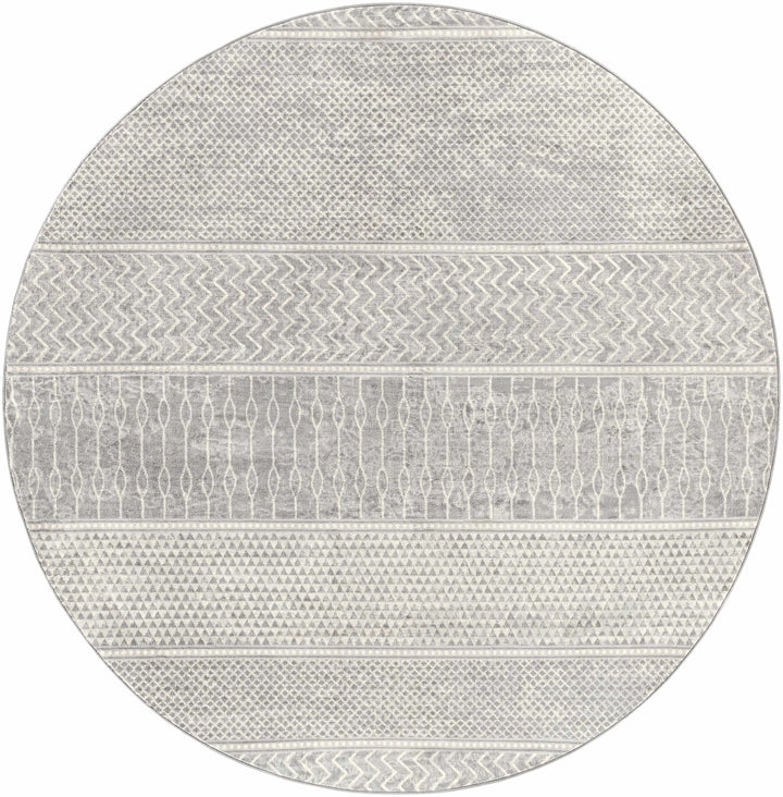 Bingham Modern Geometrical Design Gray Area Rug