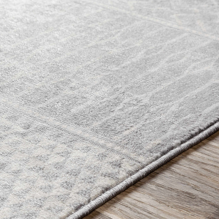 Bingham Modern Geometrical Design Gray Area Rug
