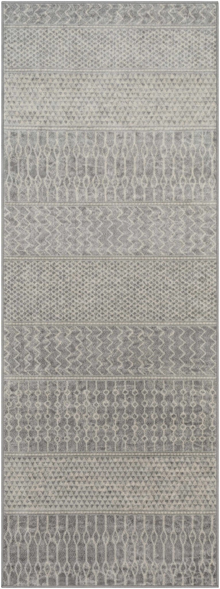 Bingham Modern Geometrical Design Gray Area Rug - The Rug Decor