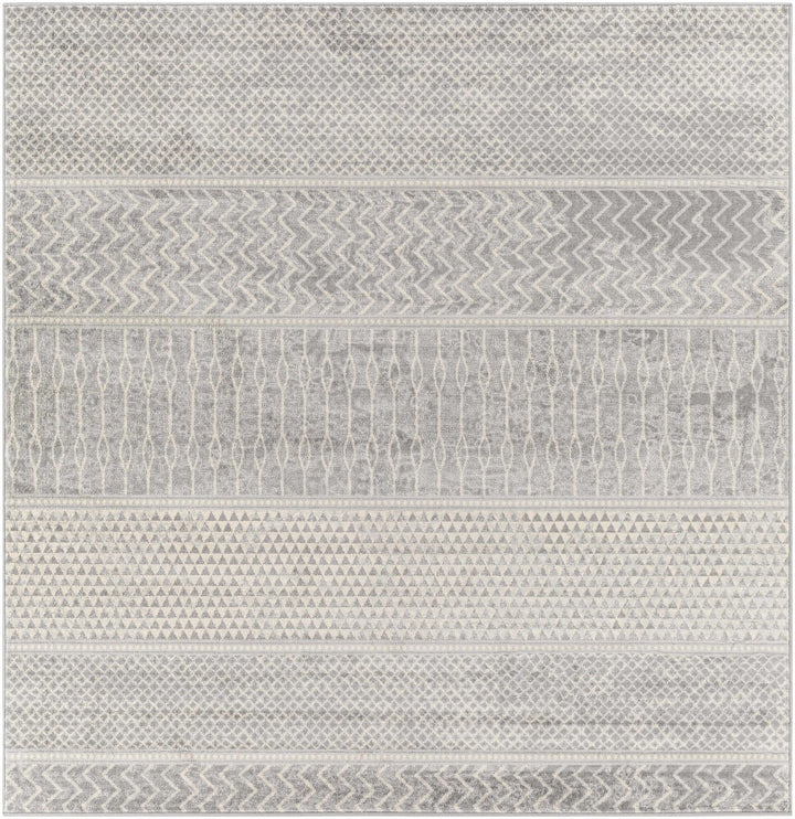 Bingham Modern Geometrical Design Gray Area Rug - The Rug Decor