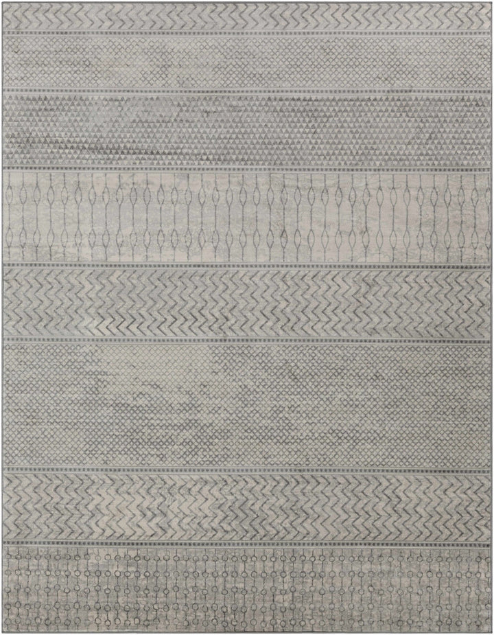Bingham Modern Geometrical Design Gray Area Rug - The Rug Decor