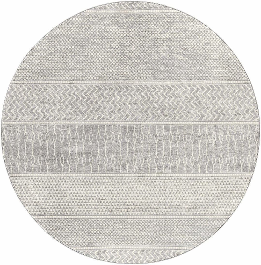Bingham Modern Geometrical Design Gray Area Rug - The Rug Decor