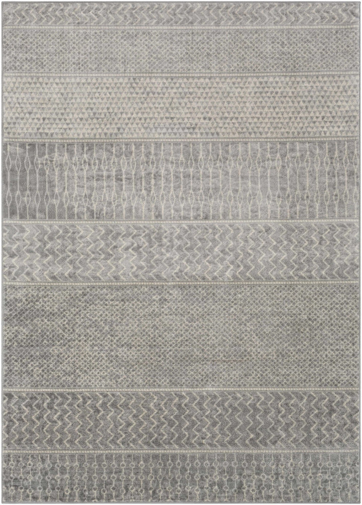 Bingham Modern Geometrical Design Gray Area Rug - The Rug Decor