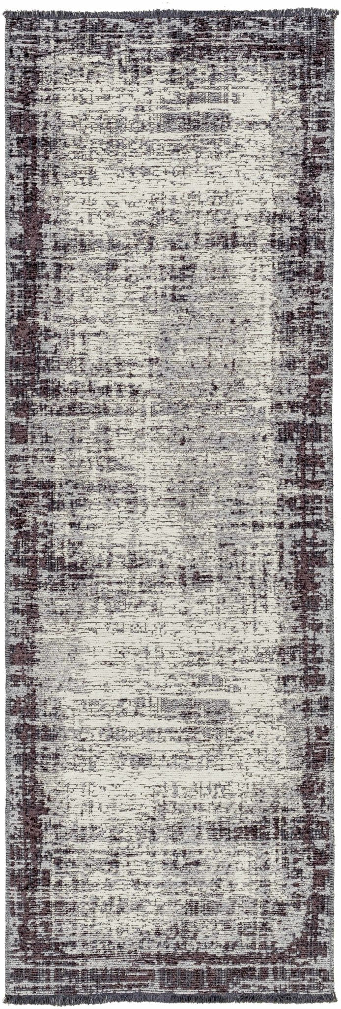 Binh Appa Modern Abstract Design Charcoal Area Rug - The Rug Decor