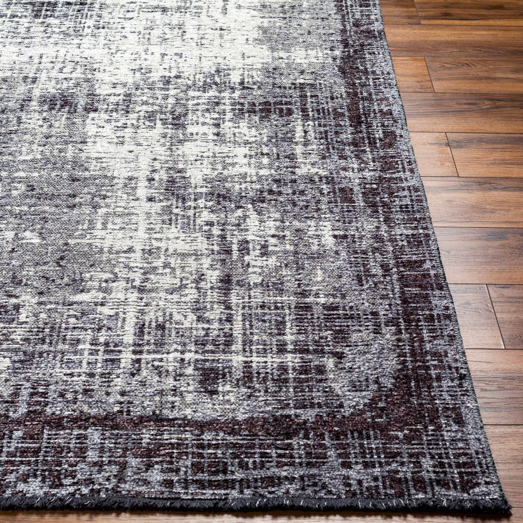 Binh Appa Modern Abstract Design Charcoal Area Rug - The Rug Decor