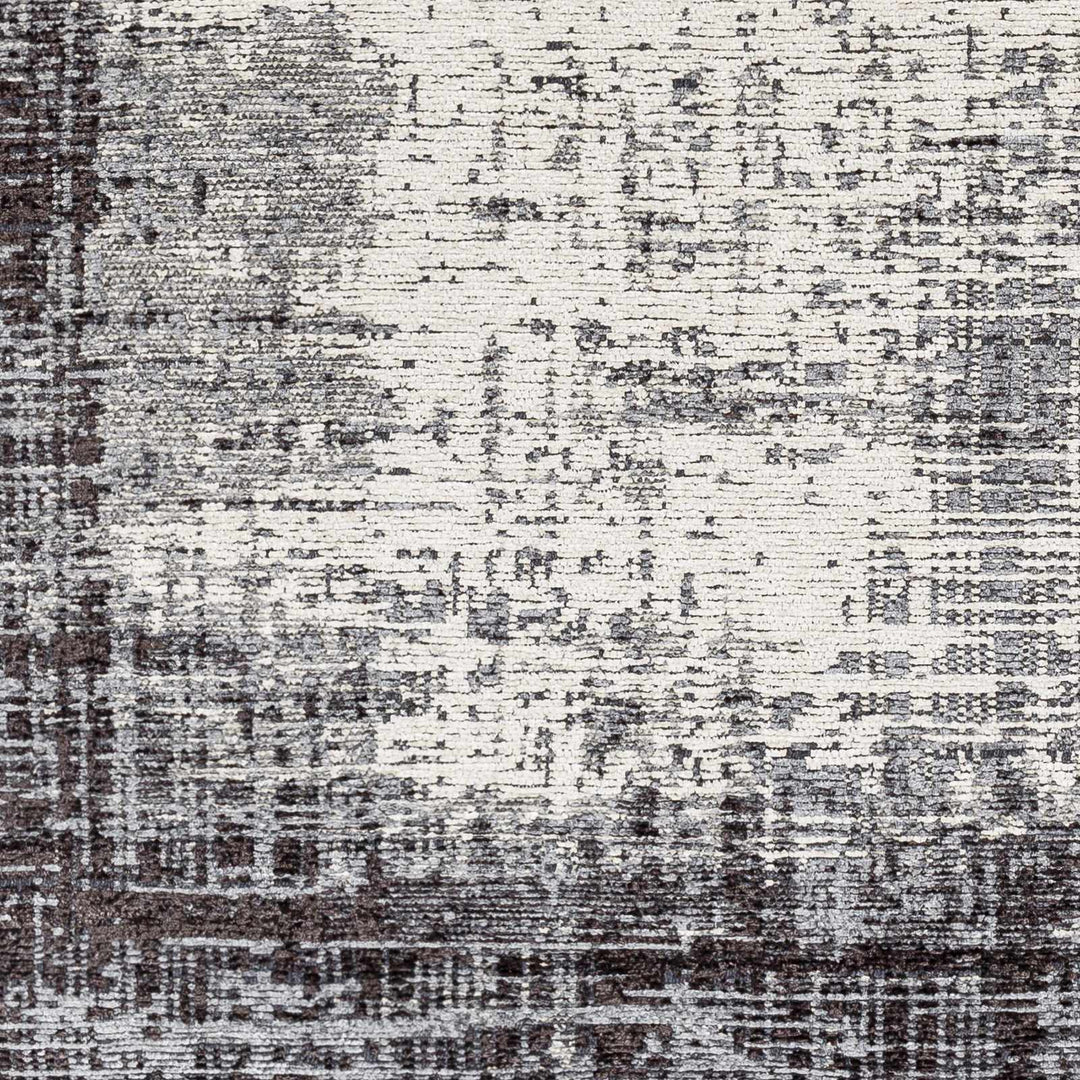 Binh Appa Modern Abstract Design Charcoal Area Rug - The Rug Decor