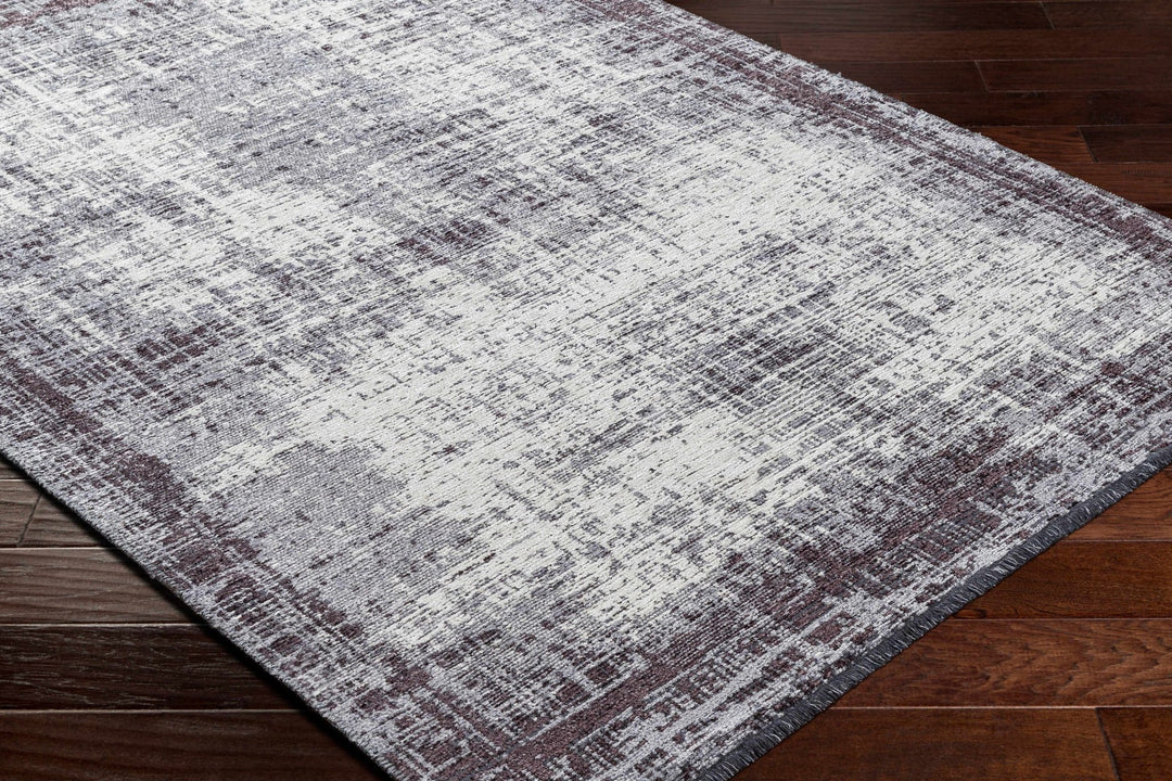Binh Appa Modern Abstract Design Charcoal Area Rug - The Rug Decor