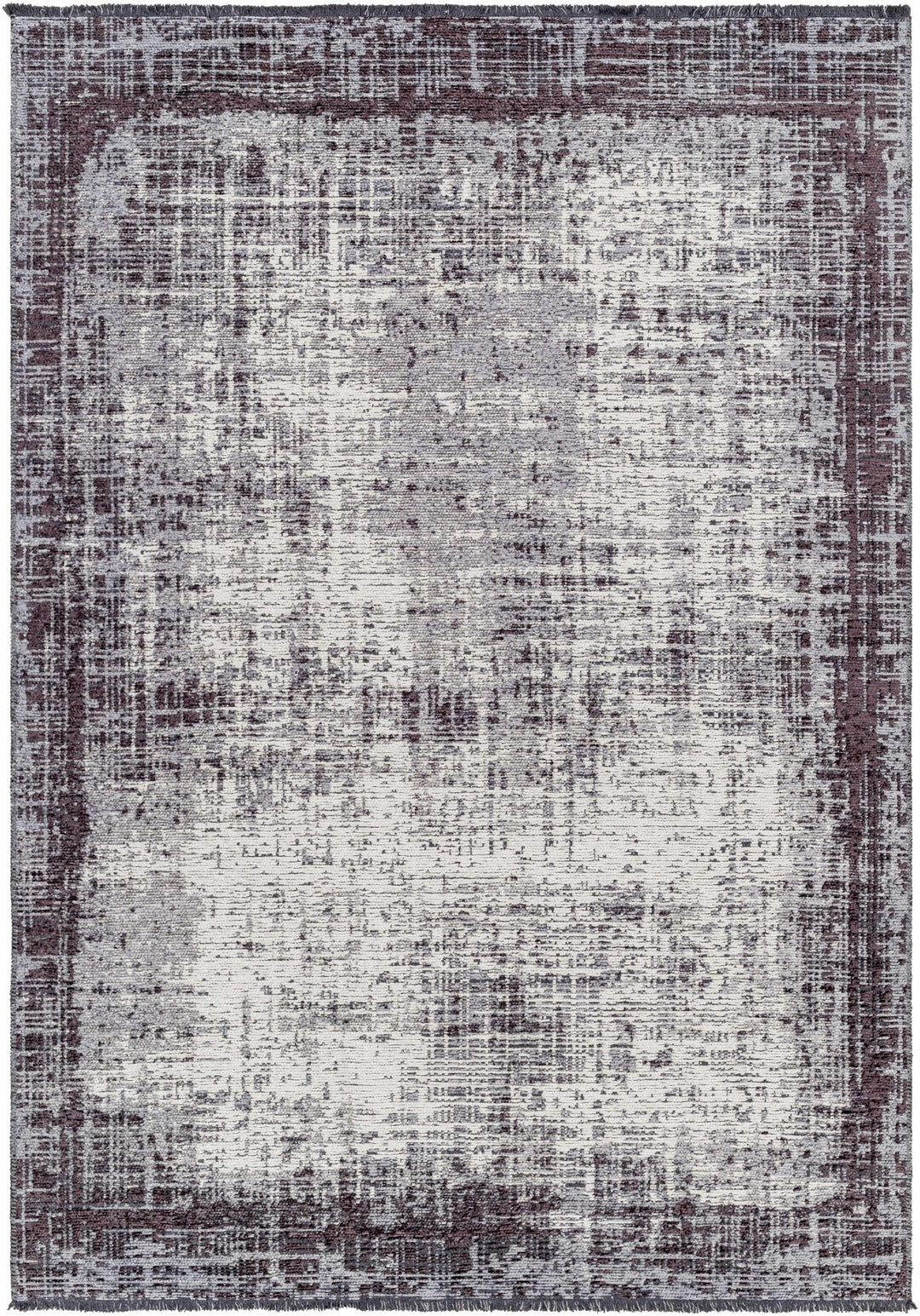 Binh Appa Modern Abstract Design Charcoal Area Rug - The Rug Decor