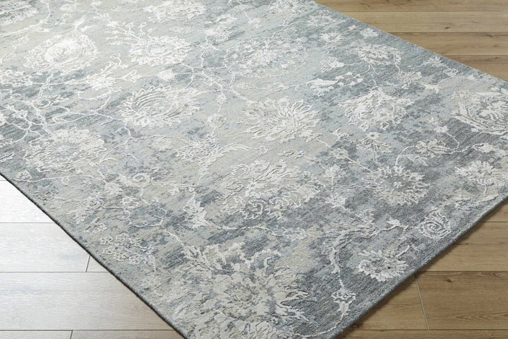 Binonga Traditional Beige And Gray Hand Knotted Area Rug - The Rug Decor