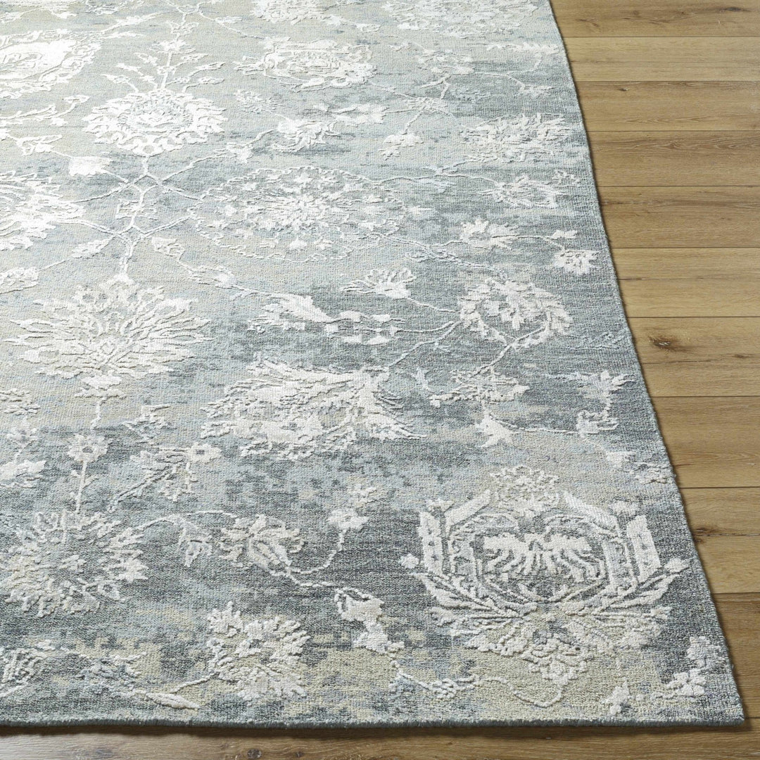 Binonga Traditional Beige And Gray Hand Knotted Area Rug - The Rug Decor