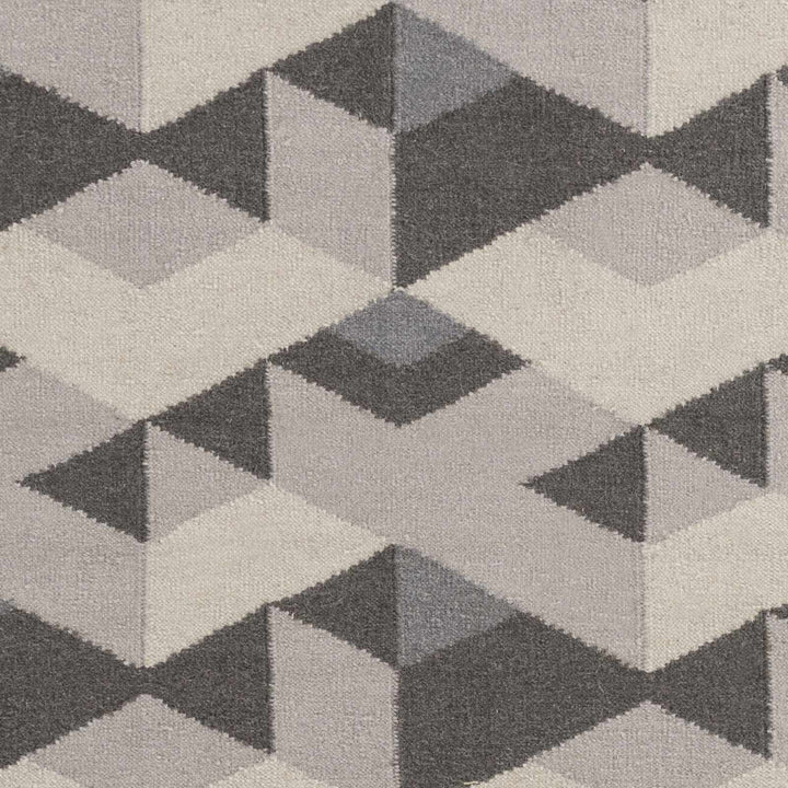 Birchleaf Contemporary Geometrical Gray And Charcoal Rug - The Rug Decor