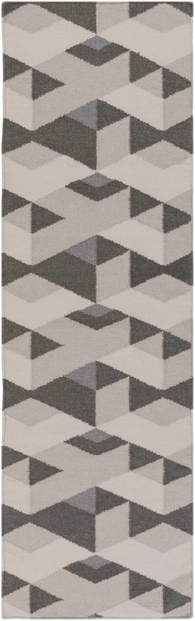 Birchleaf Contemporary Geometrical Gray And Charcoal Rug - The Rug Decor