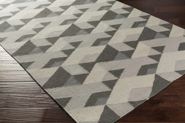 Birchleaf Contemporary Geometrical Gray And Charcoal Rug - The Rug Decor