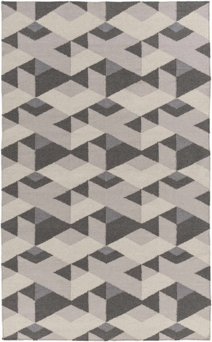 Birchleaf Contemporary Geometrical Gray And Charcoal Rug - The Rug Decor