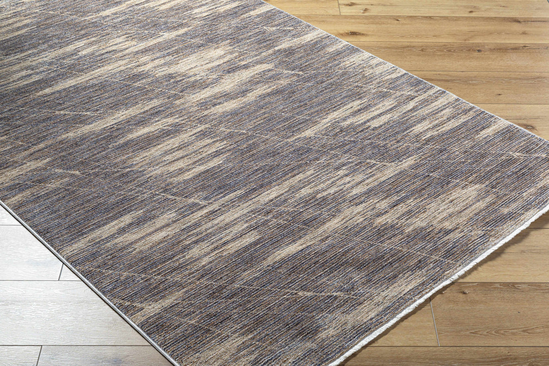 Usonia Contemporary Abstract Gray And Beige Area Rug