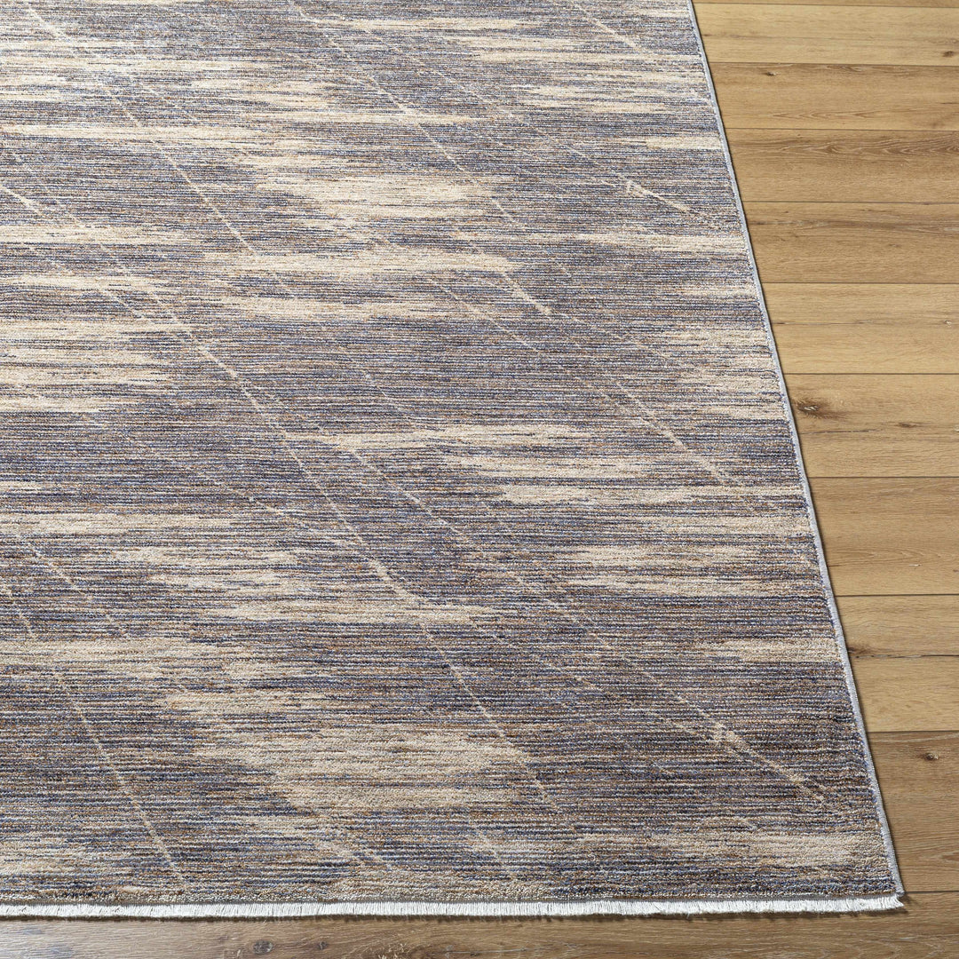 Usonia Contemporary Abstract Gray And Beige Area Rug