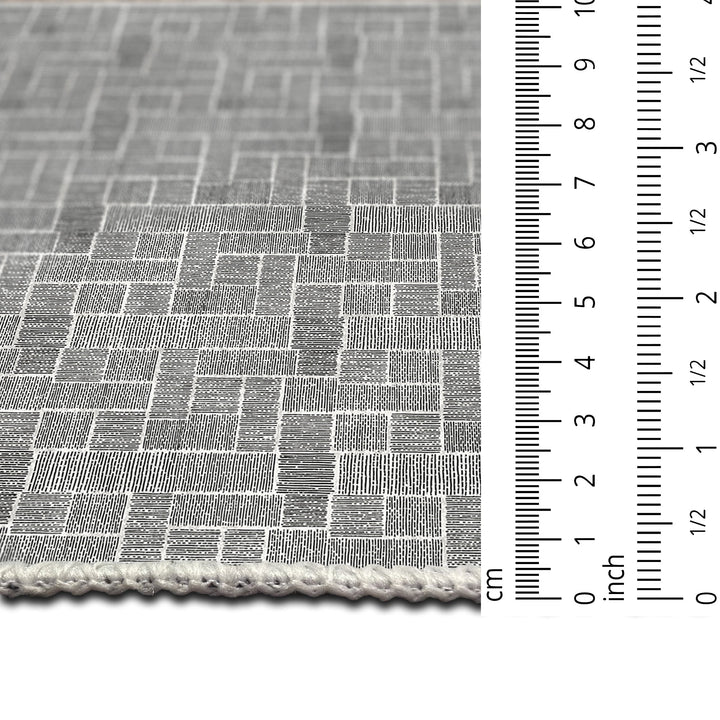 Black And White Modern Style Machine Washable Cotton Area Rug - The Rug Decor