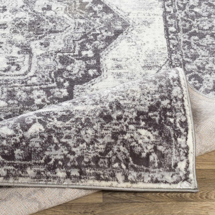 Bladensburg Traditional Style Gray And Ivory Area Rug - The Rug Decor