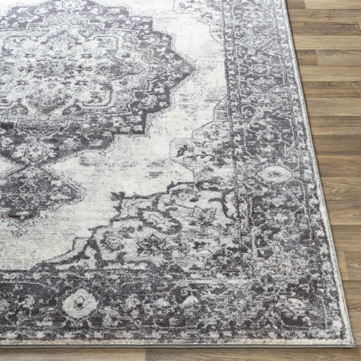 Bladensburg Traditional Style Gray And Ivory Area Rug - The Rug Decor