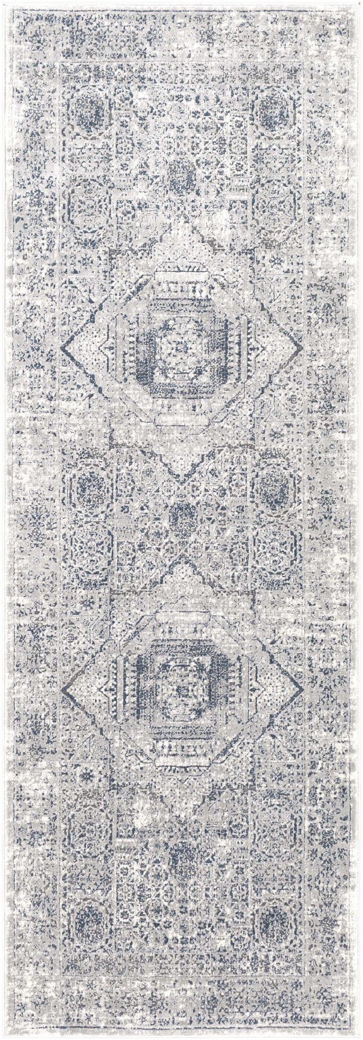 Blantyre Ivory And Blue Traditional Style Area Rug - The Rug Decor