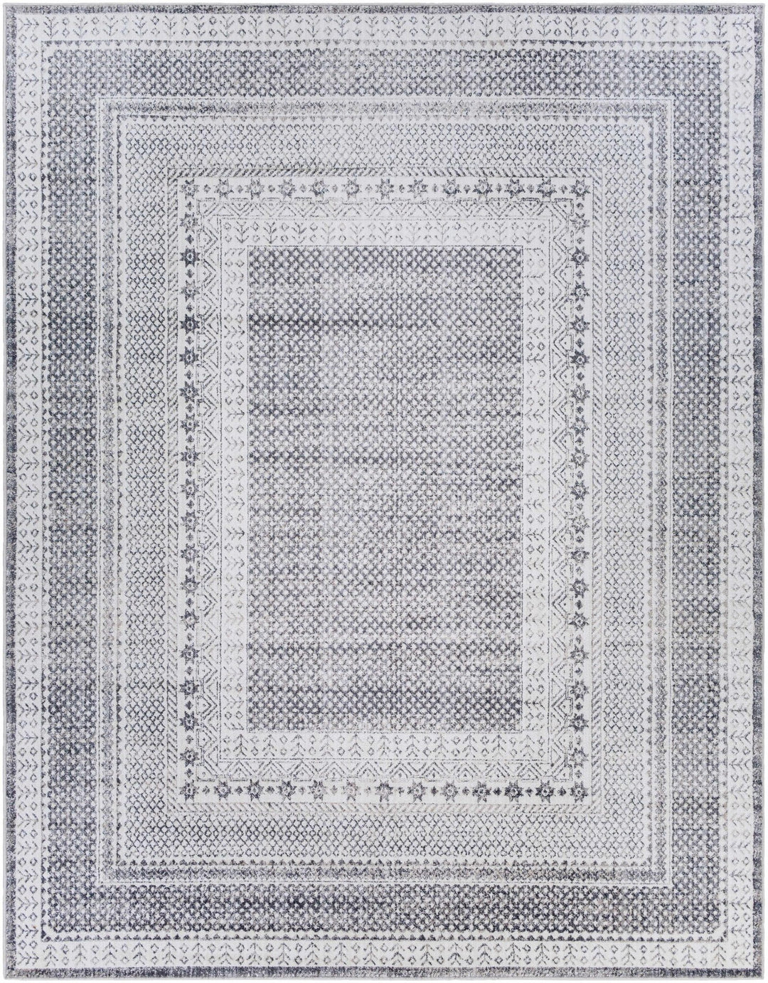 Blarney Traditional Style Ivory And Gray Area Rug - The Rug Decor