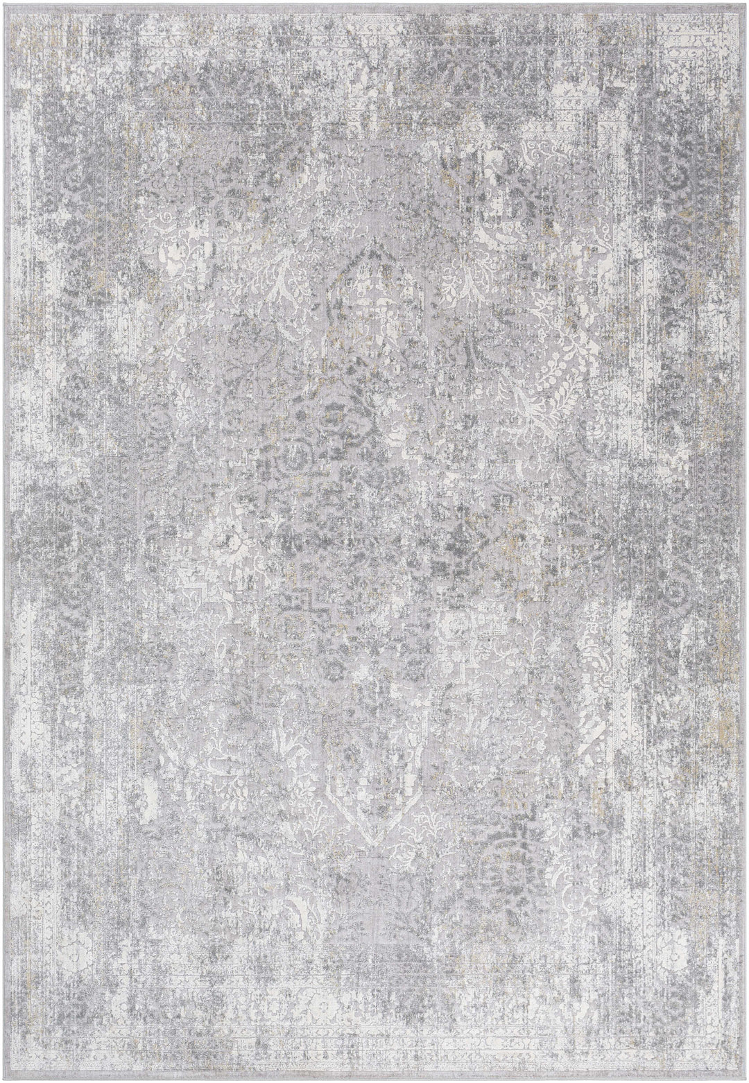 Blean Gray Traditional Style Area Rug