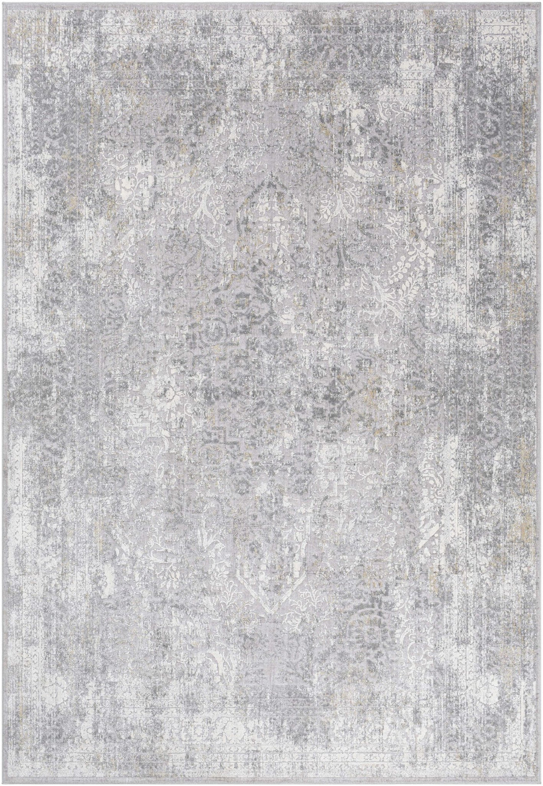 Blean Gray Traditional Style Area Rug - The Rug Decor