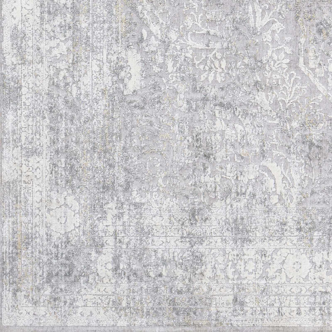 Blean Gray Traditional Style Area Rug