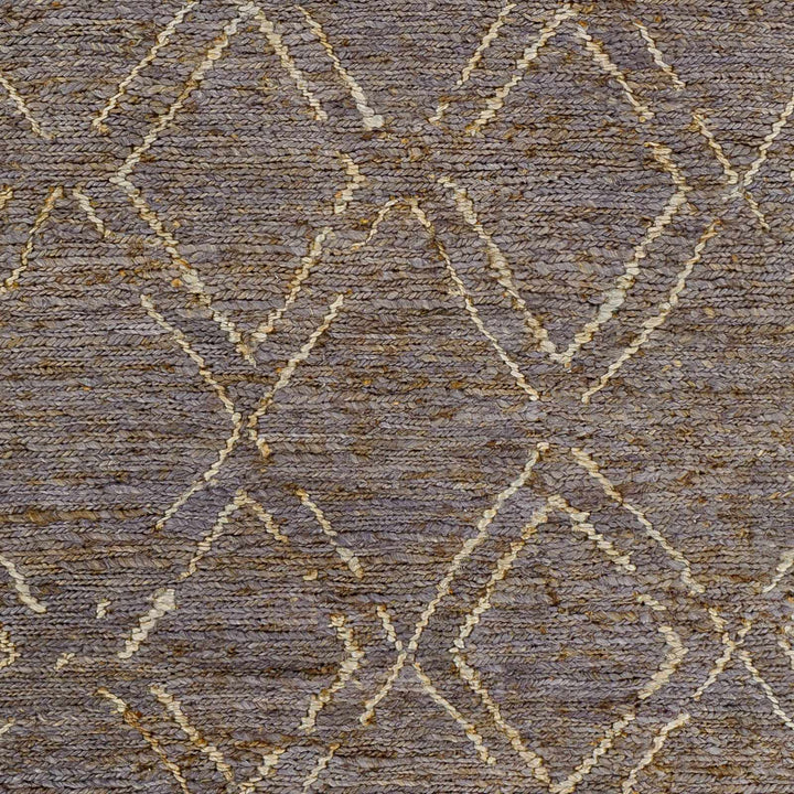 Ballyjamesduff Modern Geometric Brown Hand Woven Area Rug